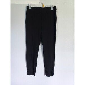 TALBOTS Pull-On Skinny Ankle Pants Stretch in Black Women's Size Medium